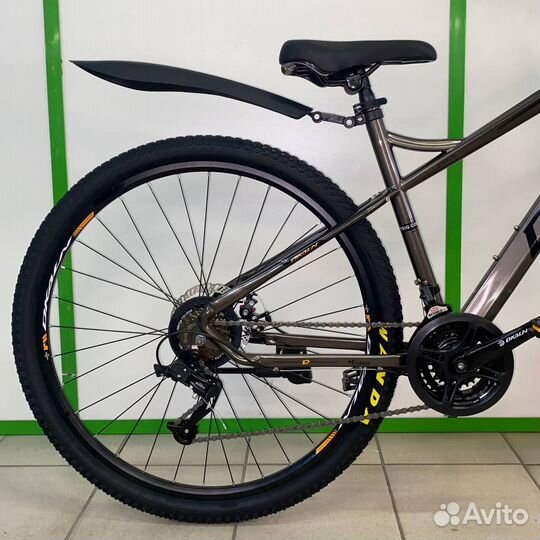 Велосипед горный Черный-коричневый