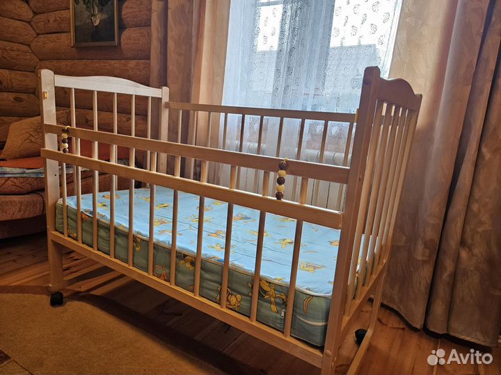 Детская кровать для новорожденных 120 x 90 б/у
