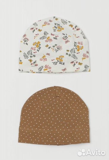 Комплект летних шапок hm новые 86 92