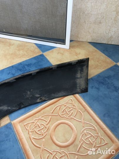 Нижняя губа переднего бампера passat b6