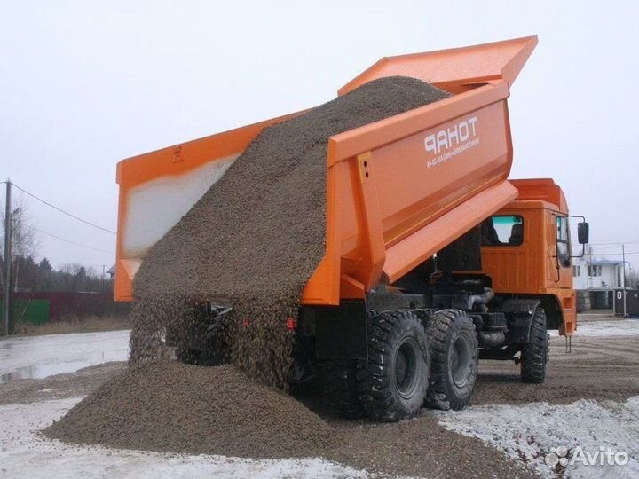 Щебень \ Отсев белый с доставкой от 3кубов