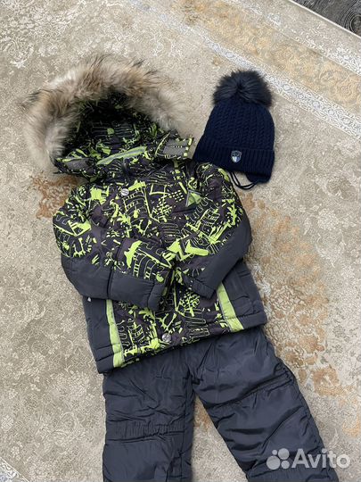 Зимний куртка со штанами