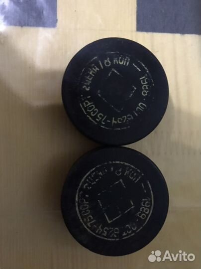 Хоккейные шайбы СССР 1988-1989 год детские