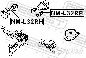 Подушка двигателя правая NM-L32RH Febest