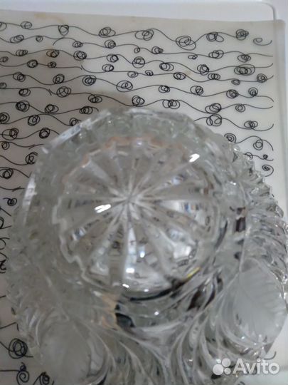 Хрустальная конфетница (салатник)