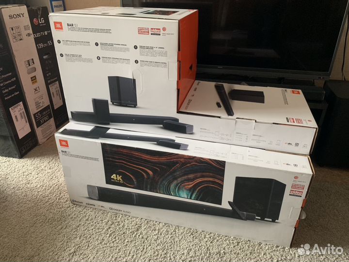 Новый саундбар JBL Bar 5.1 510Вт в наличии