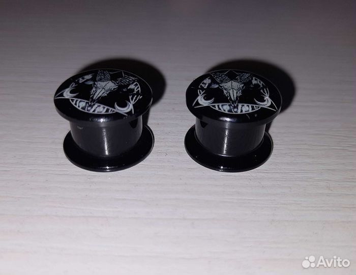 Тяги/тоннели/плаги акрил 12мм