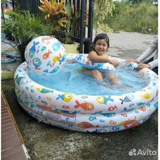 Детский надувной бассейн