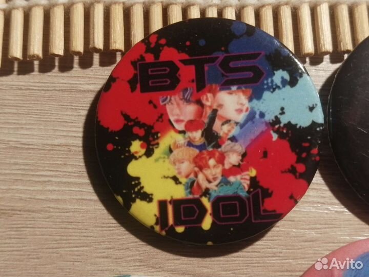 Значки BTS +карты