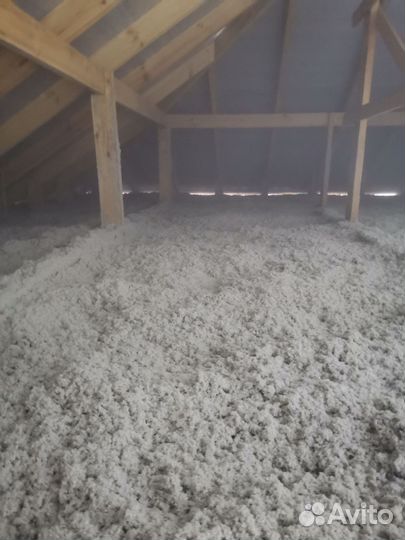 Вата на крышу