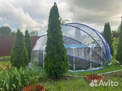 PT550-G Pool Tent 5,5м до 457х122см и спа, серый