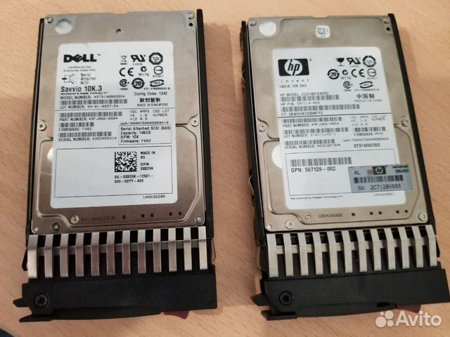Серверн�ый жесткий диск HP SAS 146 GB PN 507119-003