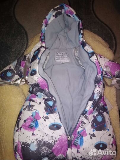 Зимний конверт в коляску