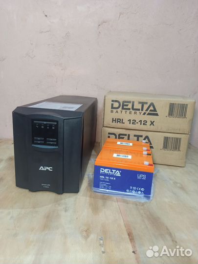 Ибп APC Smart-UPS 1000I LCD (новые АКБ)