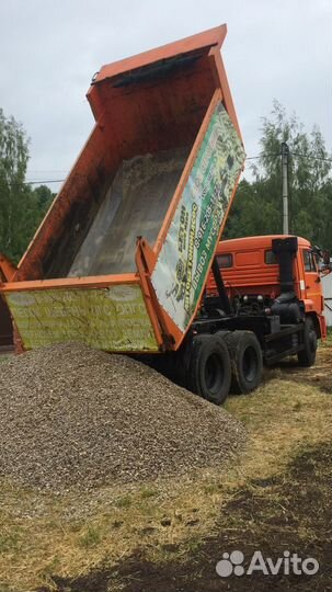 Щебень гравий/гранит/вторичка