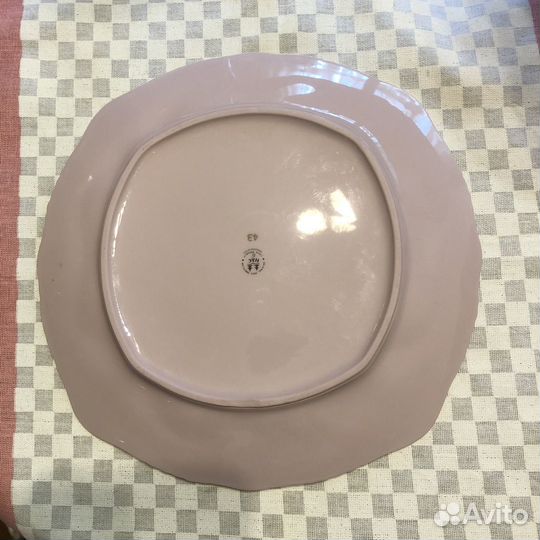 Чайная тройка розовый фарфор Чехия