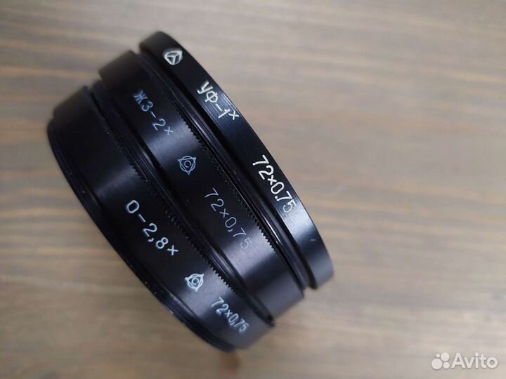 Советские светофильтры 72 мм