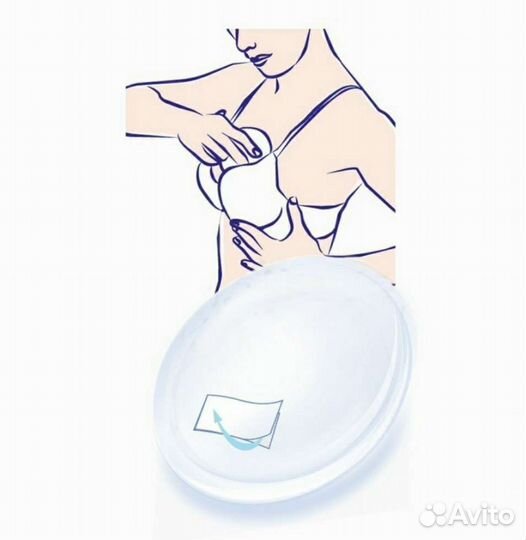 Лактационные вкладыши для груди Bella