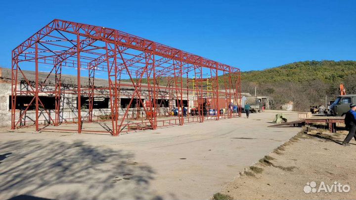 Тентовый ангар бу