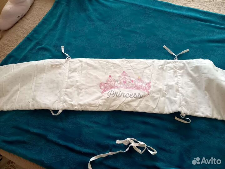 Бортики в кроватку для девочки