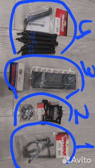 Запчасти на TRaxxas revo slash