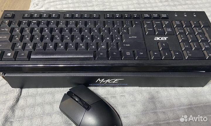 Беспроводная клавиатура и мышь acer