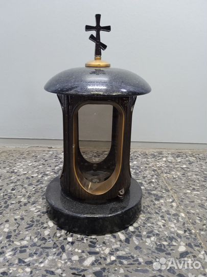 Лампада (Подсвечник) гранитная Габбро