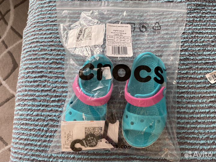 Сандалии crocs c7 для девочки