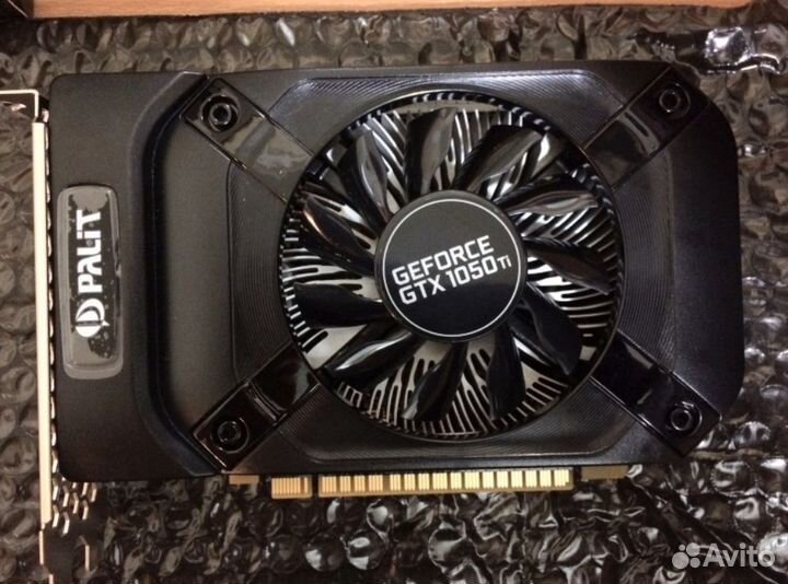 Видеокарта palit geforce gtx 1050 ti StormX