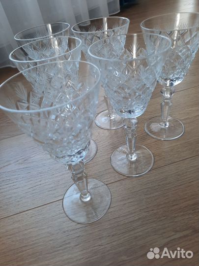 Фужеры хрустальные