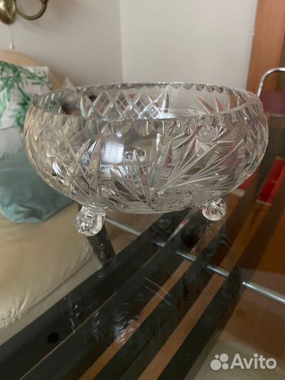 Хрустальная ваза