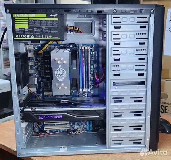 Игровой пк AMD FX-8320 8Ядер/16Gb-RAM/RX-470-4Gb
