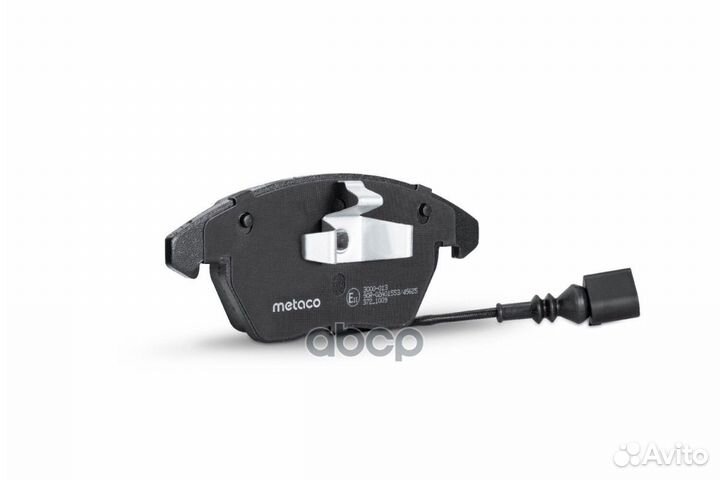 Колодки тормозные передние к-кт 3000013 metaco