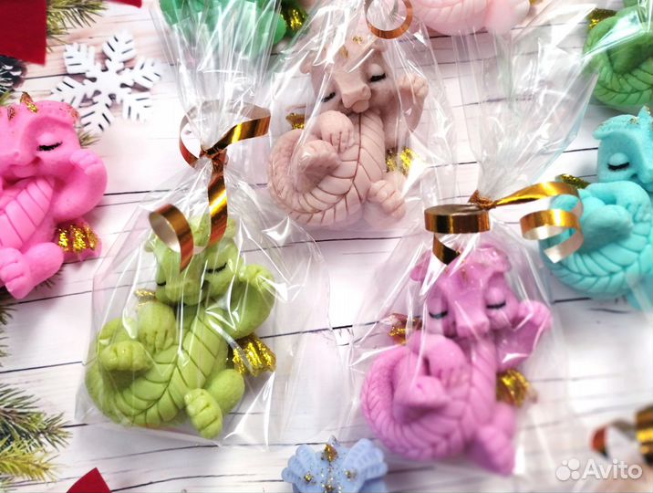 Мыло ручной работы дракон