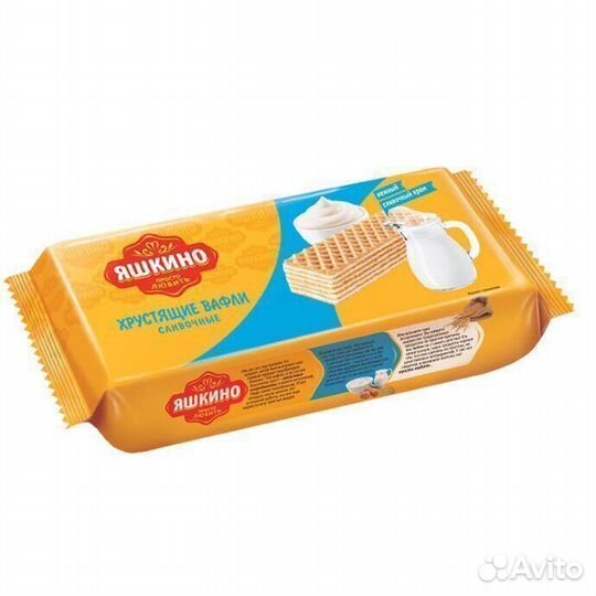 Опт - Вафли Яшкино сливочные 300г