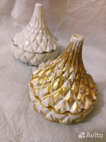 Шкатулка из гипса ручной работы