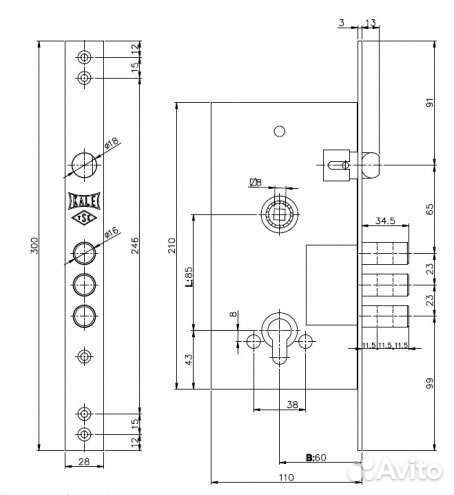Ремонт металлических дверей. Врезка замков