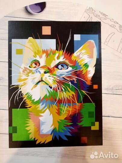 Картина по номерам на холсте