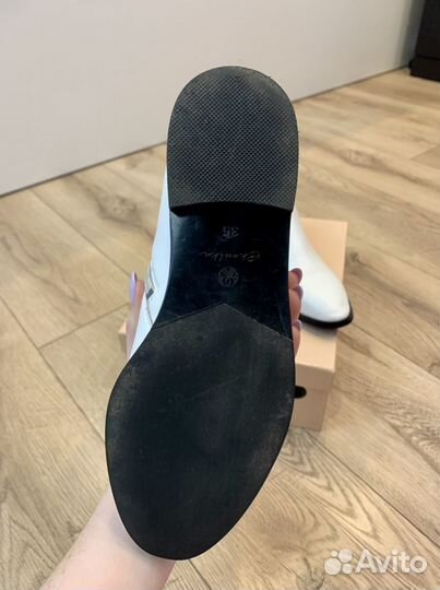 Сапоги женские кожаные 35