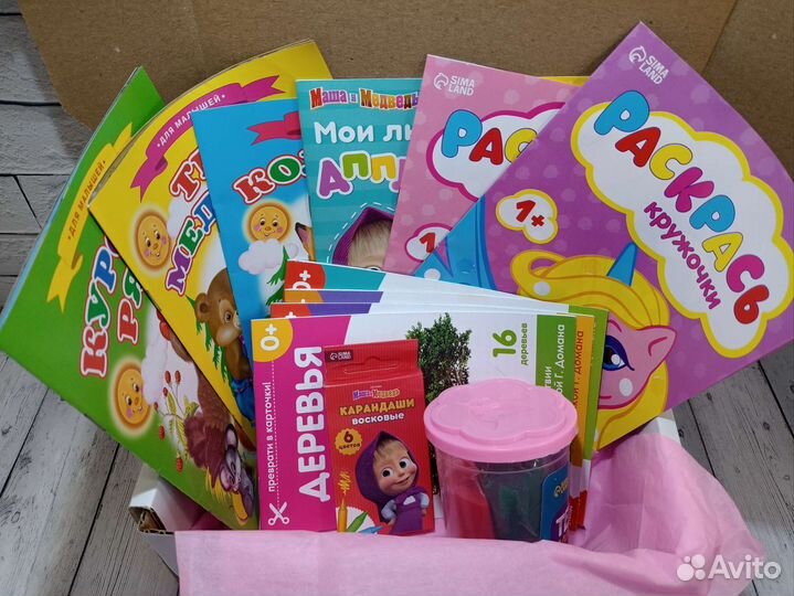 Детский набор развивающий бокс для девочки