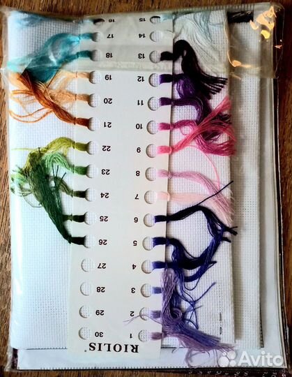 Набор для вышивания риолис 1071 Ирисы в вазе