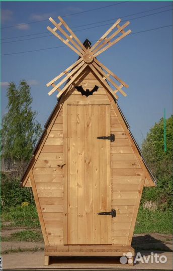 Уличный туалет с установкой PRO876