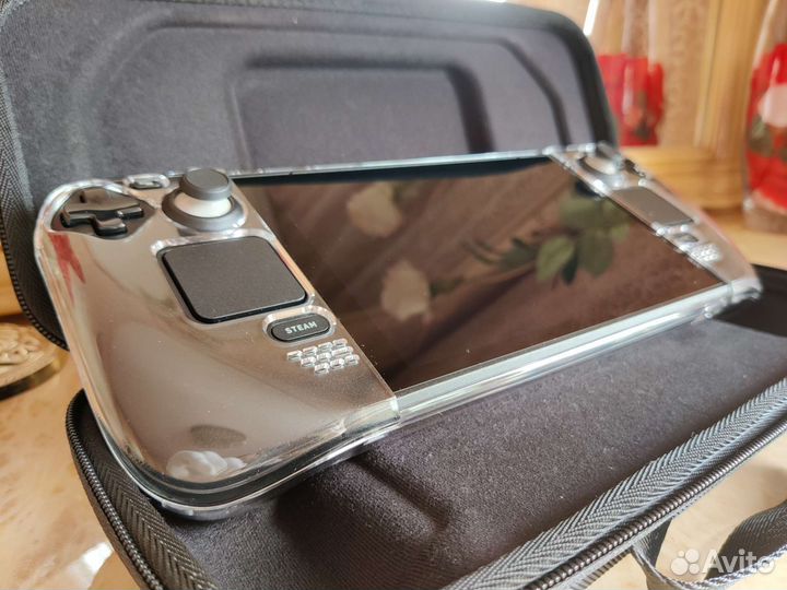 Steam Deck чехол прозрачный пластиковый