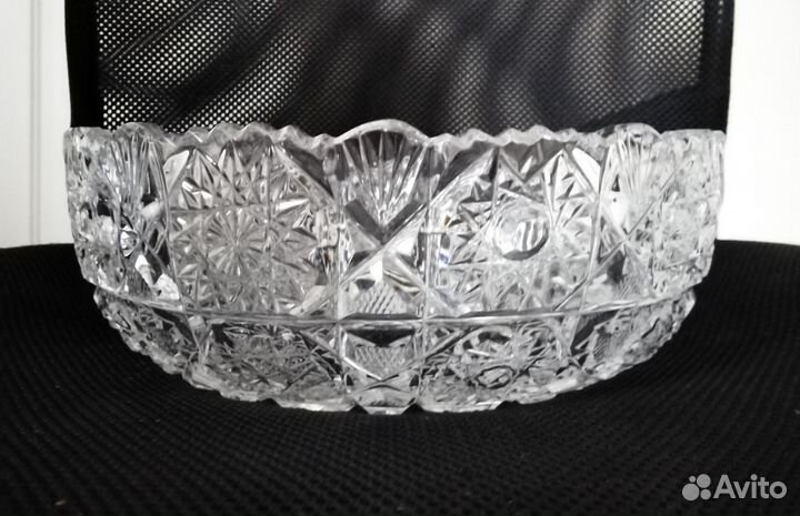 Ваза хрустальная большая СССР