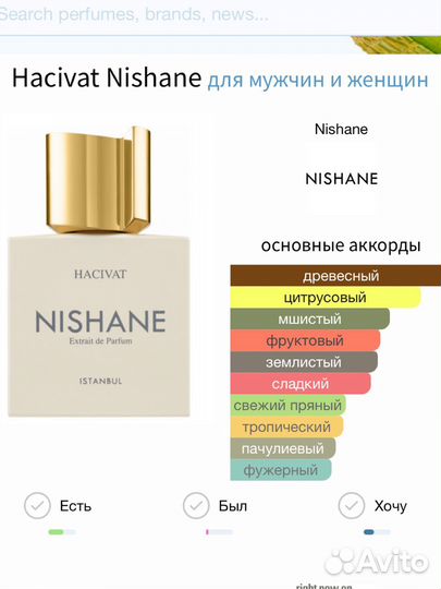 Nishane hacivat распив