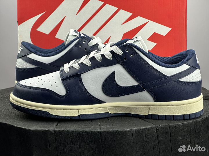 Кроссовки Nike Dunk Low Vintage Navy