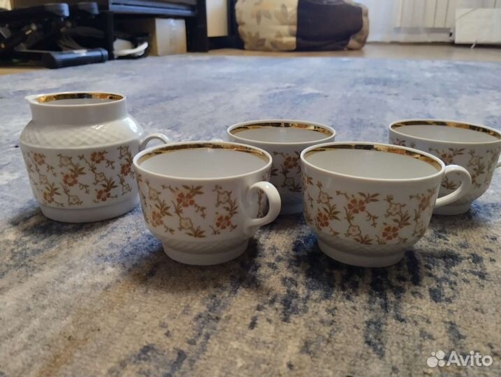 Чашки и молочник завода Пролетарий