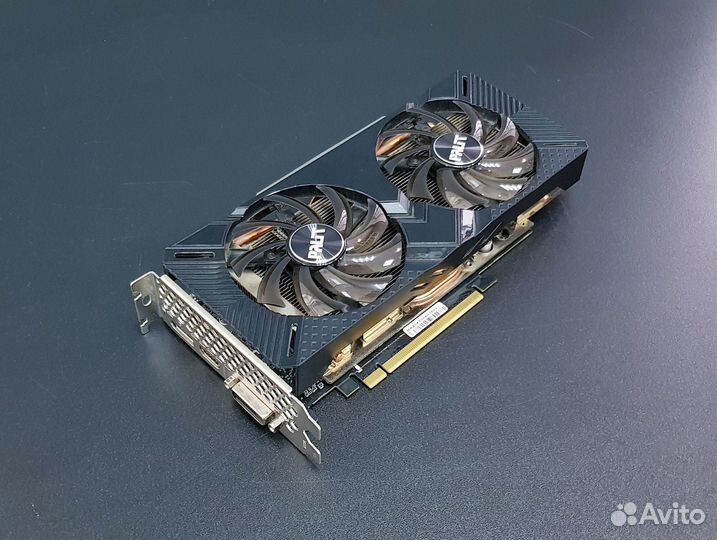 Видеокарта Palit GeForce GTX 1660 Dual 6Gb