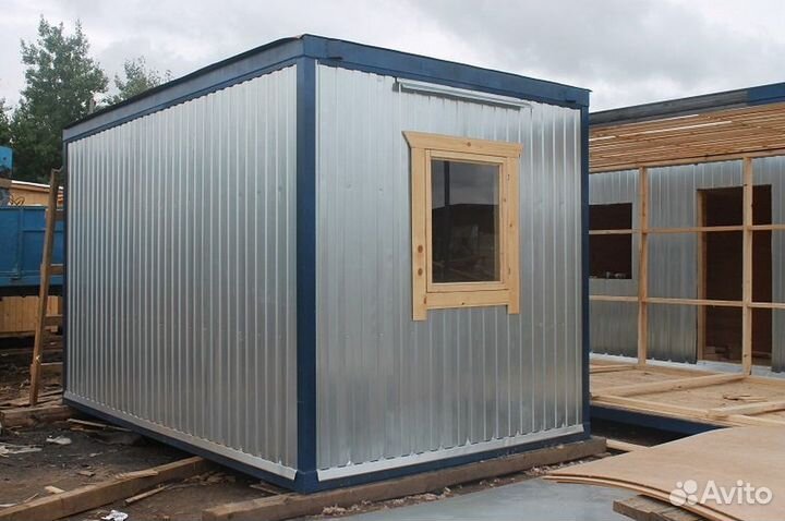 Металлическая бытовка б/у