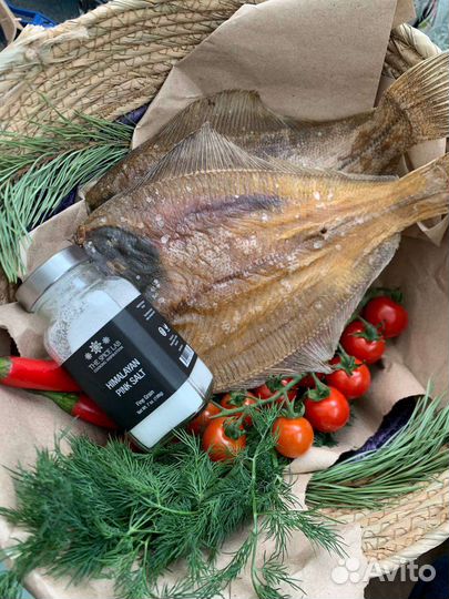 Камбала ерш вяленый крупный